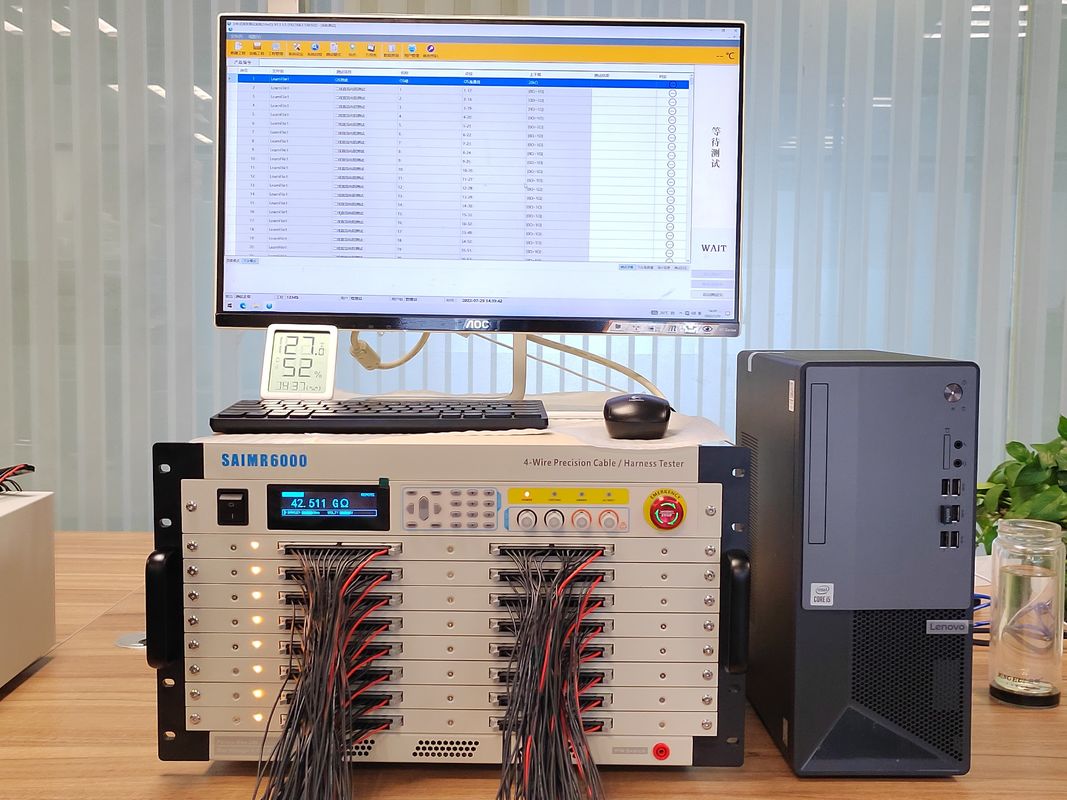 Equipo de ensayo automático de cables de alta tensión para la fabricación de automóviles