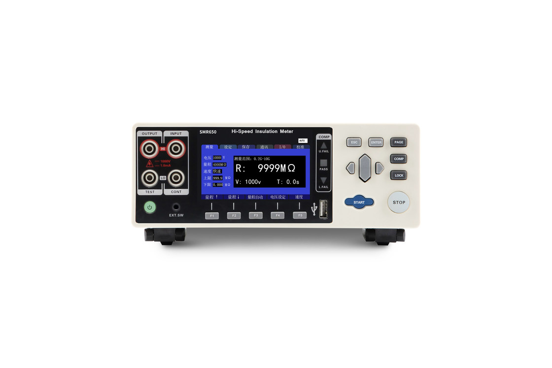 3Tester de aislamiento de alta tensión digital de pantalla TFT LCD de.5 pulgadas OEM ODM